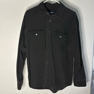 Abercrombie & Fitch 90s oversized shirt. Medium. Black. New condition.